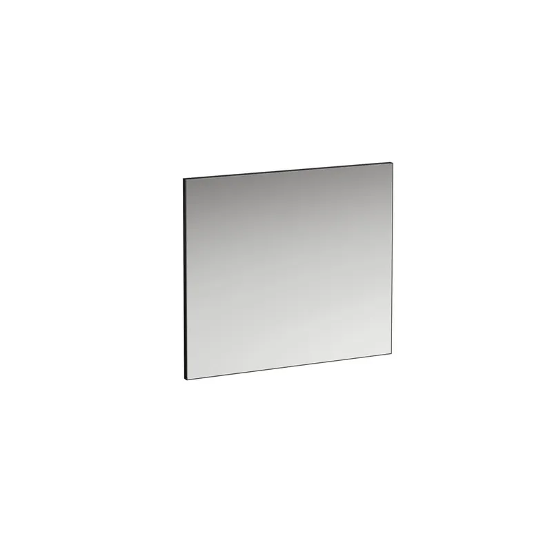 Laufen Spiegel FRAME 25 800x25x700 mit Aluminiumrahmen schwarz matt
