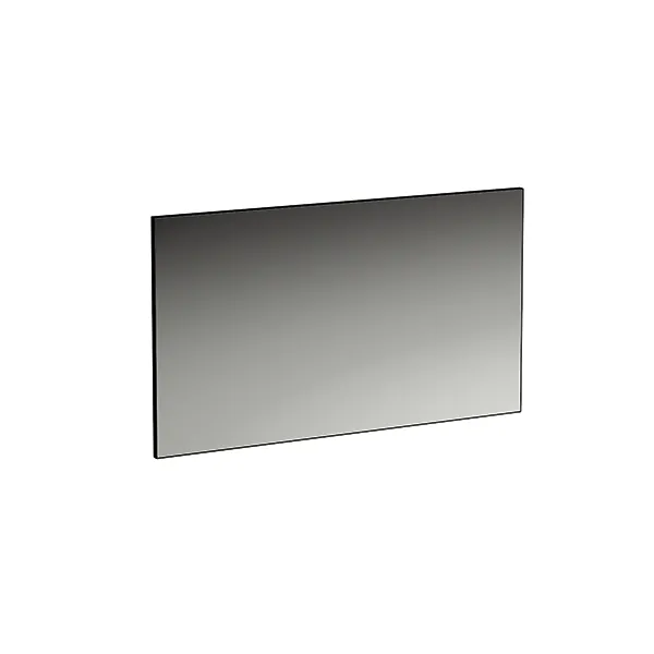 Laufen Spiegel FRAME 25 1200x25x700 mit Aluminiumrahmen schwarz matt