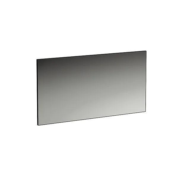Laufen Spiegel FRAME 25 1300x25x700 mit Aluminiumrahmen schwarz matt