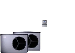 STIEBEL ELTRON Luft-Wasser-Wärmepumpe WPL 25 A 2er Set
