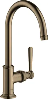 Hansgrohe Waschtischmischer 210 Axor Montreux ohne Ablaufgarnitur brushed nickel – Bild 2