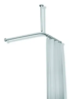 HEWI VH-Stange Ser 801,A1/2:883,kürzb., Deckenabh. A:500, DUVO Poly. signalweiß