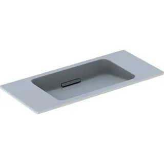 Geberit ONE Waschtisch, 90x40cm, CleanDrain, v.Ausld. ohne Hahnloch, Ül. verd., weiß Tect/weiß glzd – Bild 2