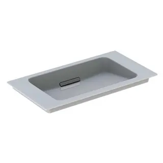 Geberit ONE MWT, 75x40cm, CleanDrain v.Ausld. ohne Hahnloch, Ül.verd. weiß Tect /chrom gebü. – Bild 2