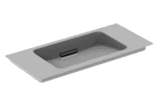 Geberit ONE MWT, 90x40cm, CleanDrain v.Ausld. ohne Hahnloch, Ül.verd. weiß Tect /chrom gebü.