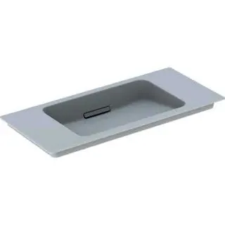 Geberit ONE MWT, 90x40cm, CleanDrain v.Ausld. ohne Hahnloch, Ül. verd., weiß Tect/weiß glzd – Bild 2