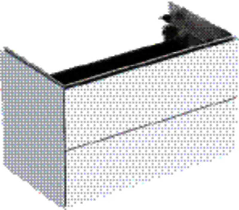 Geberit ONE Unterschrank für Waschtisch m. 2 Schubladen, 74,4x46,5x39,6cm, weiß