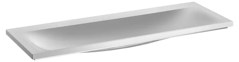 Keuco Mineralguss-Waschtisch Royal Reflex 34081, ohne Lochbohrung, weiß