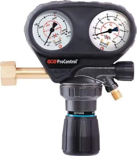 Flaschendruckminderer ProControl Sauerstoff 200bar 1-stufig GCE RHÖNA