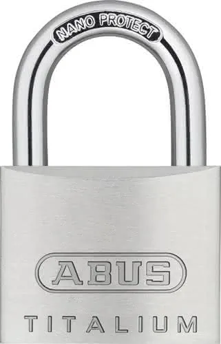 Zylindervorhangschloss 64TI/40 gl Schlosskörper-B.40mm Titalium gl.6411