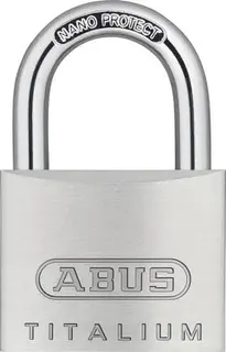 Zylindervorhangschloss 64TI/40 Schlosskörper-B.40mm Titalium