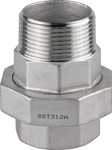 Verschraubung EN 10226-1 NPS 1 Zoll kon.dichtend 68mm 17mm 19mm SPRINGER