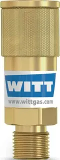 Schlauchkupplung SK 100-1,SK 100-2 Sauerstoff G 1/4Zoll RH AGS Körper WITT