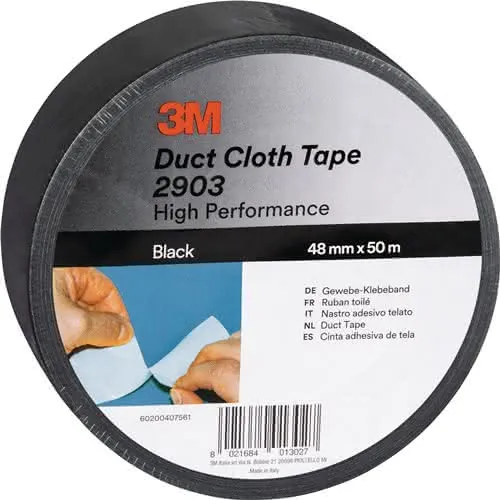 Gewebeband Scotch® 2903 schwarz L.50m B.48mm Rl.3M