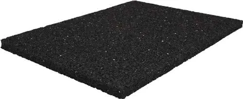 Bautenschutzmatte B.1,25m L.10m D.8mm schwarz Granulatgummi