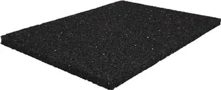 Bautenschutzmatte B.1,25m L.10m D.6mm schwarz Granulatgummi