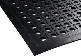Anti-Ermüdungsmatte B.0,9m L.1,5m D.12mm schwarz NR/SBR o.Gewebeeinlage – Bild 2