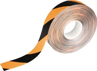 Bodenmarkierungsband DURALINE STRONG R9 schwarz/gelb L.30m B.50mm DURABLE