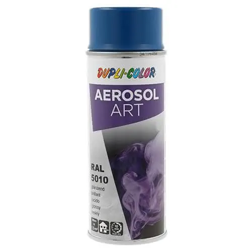 Buntlackspray AEROSOL Art enzianblau glänzend RAL 5010 400 ml Spraydose
