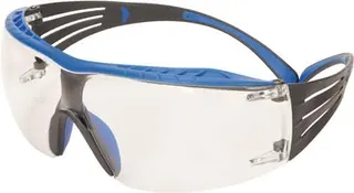 Schutzbrille SecureFit SF401 EN 166 Büge l blau/grau,Scheibe klar PC 3M