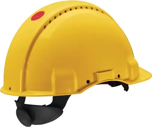 Schutzhelm G3000 gelb Acrylnitril-Butadi en-Styrol (ABS) EN 397 3M