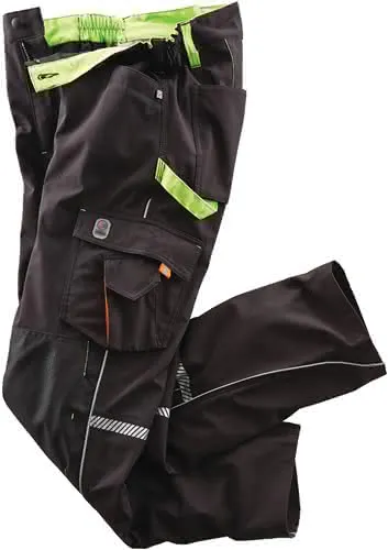 Softshellhose Terrax Workwear Gr.52 schw arz/limette TERRAX