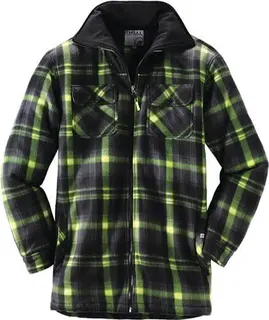 Thermohemd Terrax Workwear Gr.M schwarz/ limette TERRAX