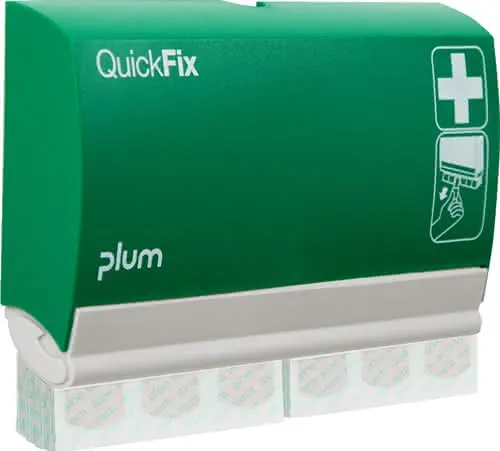 Pflasterspender QuickFix 3 B232,5xH133,5 xT33ca.mm grün PLUM