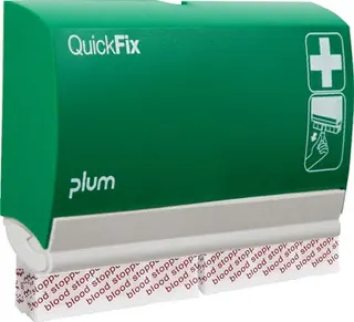 Pflasterspender QuickFix Blood stopper B 230xH135xT32ca.mm grün PLUM