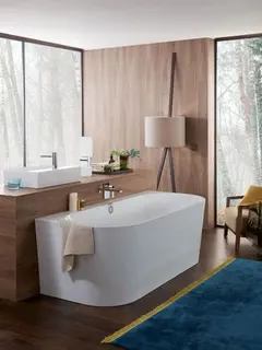 Villeroy & Boch Vorwand-Badewanne Oberon 2.0 1800x800x620mm Weiß Alpin – Bild 3