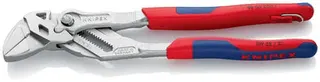 Zangenschlüssel L.250mm Spann-W.52mm verchr.Mehrkomp.-Hülle m.Öse KNIPEX