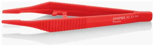 Kunststoffpinzette L.130mm ger.Spitzenbreite 3,5mm KNIPEX