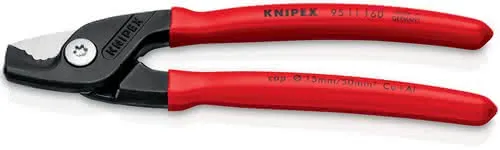 Kabelschere L.160mm Ku.-Überzug KNIPEX