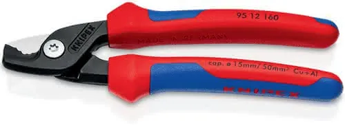 Kabelschere L.160mm Mehrkomp.-Hüllen KNIPEX