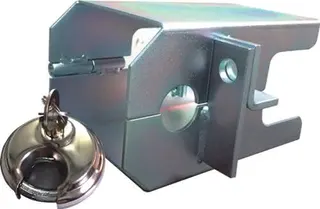 Anhänger-Kastensicherung STA verz.L190xB125xH114mm G.1,9kg silber – Bild 2