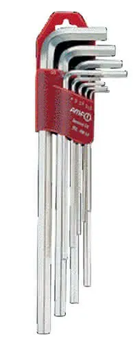 Winkelschraubendrehersatz Imbus 911L -HM9D 9-tlg. Ku.-Halter SW 1,5-10mm