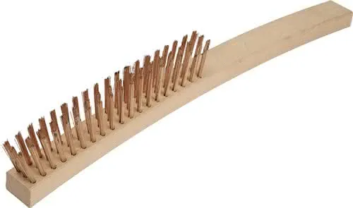 Drahtbürste L.350mm Zinnbronzedraht 0,3mm 4-reihig funkenfrei ENDRES TOOLS