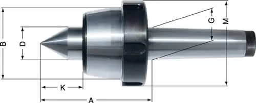 Zentrierspitze Slim MK3 mitlfd.RÖHM Röhm