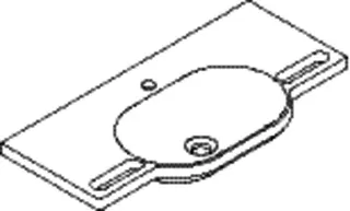 HEWI Waschtisch mit Griffmulden, 850 x 415mm, o. Überlauf, 1 Hahnloch – Bild 5