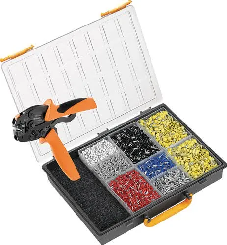 Aderendhülsensortiment 4501-tlg.0,50-6,0mm² Raaco-Box
