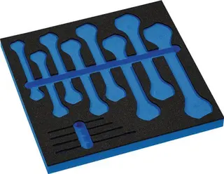 Werkzeugmodul Leereinlage 2/3-Modul 4000 871 232,12-tlg.PROMAT