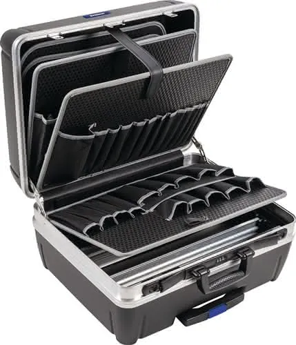 Schalenkoffer Innen-B471xT192xH375mm HDPE-Material 32,6l Alu-Rahmen PROMAT