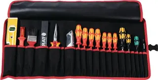 Werkzeugrolltasche 8 Fächer B410xH330mm Nyl.schwarz/rot PARAT – Bild 2