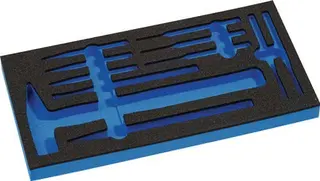 Werkzeugmodul Leereinlage 1/3-Modul 4000 871 243,11-tlg.PROMAT