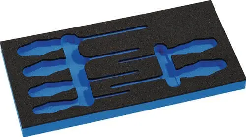 Werkzeugmodul Leereinlage 1/3-Modul 4000 871 286,6-tlg.WERA