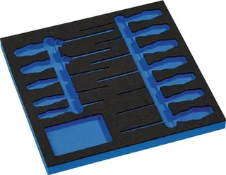Werkzeugmodul Leereinlage 2/3-Modul 4000 871 288,12-tlg.WERA