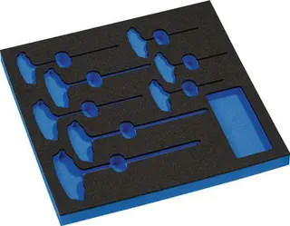 Werkzeugmodul Leereinlage 2/3-Modul 4000 871 237,8-tlg.PROMAT
