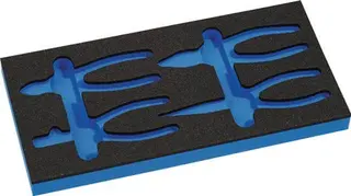 Werkzeugmodul Leereinlage 1/3-Modul 4000 871 293,4-tlg.KNIPEX