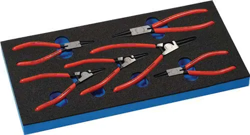 Werkzeugmodul 6-tlg.1/3-Modul Innen/Außenringe J0-2/A0-2 KNIPEX