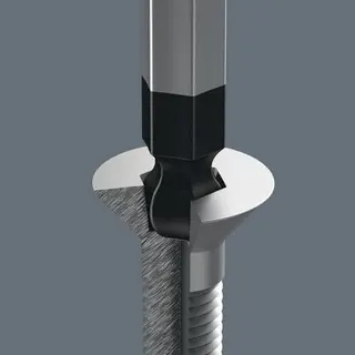 Schraubendreher 352 Gr.2,5mm Klingen-L.100mm 2K-Griff WERA – Bild 4